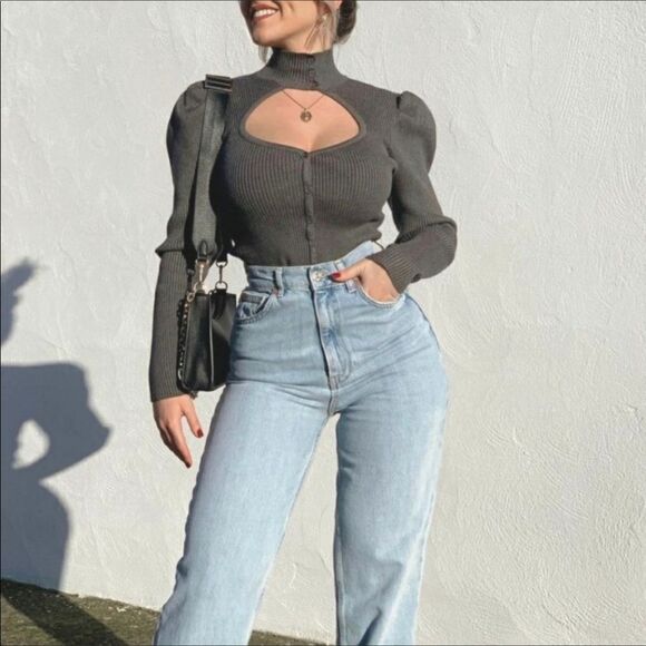 Zara cut out knit sweater - Picture 7 of 7